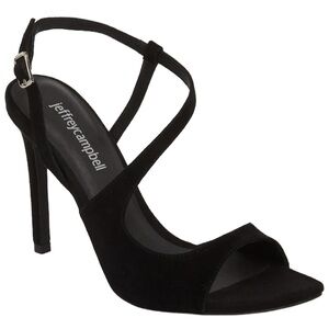 Jeffrey Campbell Nominal Black Suede Size 10